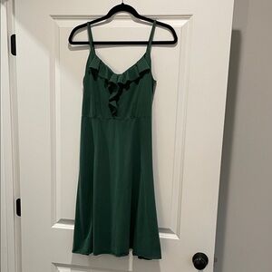 Patagonia Kamala Green Organic Cotton/Tencel Midi Dress